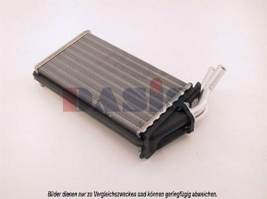 AKS Dasis 189080N - Schimbator caldura, incalzire habitaclu aaoparts.ro