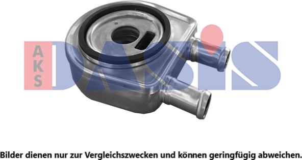 AKS Dasis 186008N - Radiator ulei, ulei motor aaoparts.ro