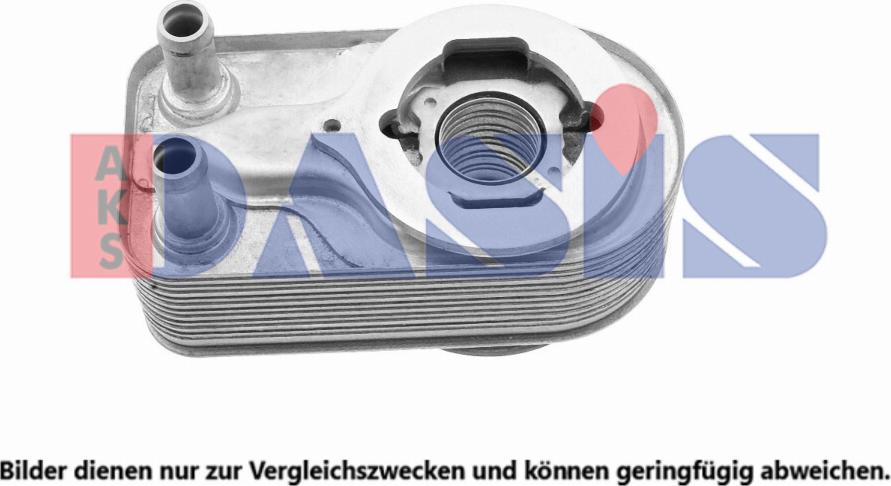 AKS Dasis 186021N - Radiator ulei, ulei motor aaoparts.ro