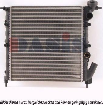 AKS Dasis 180670N - Radiator, racire motor aaoparts.ro