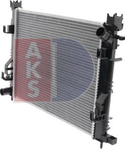 AKS Dasis 180093N - Radiator, racire motor aaoparts.ro
