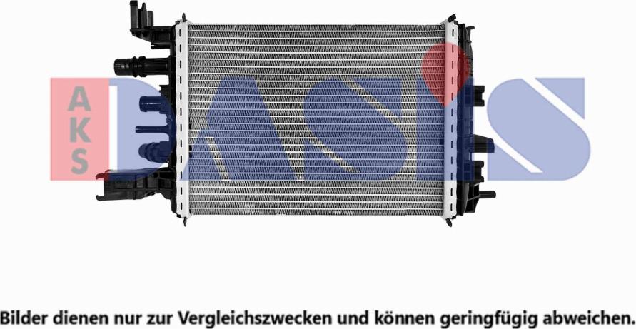 AKS Dasis 180132N - Radiator, racire motor aaoparts.ro