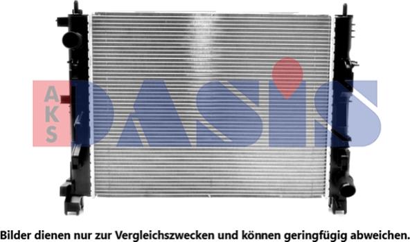 AKS Dasis 180124N - Radiator, racire motor aaoparts.ro