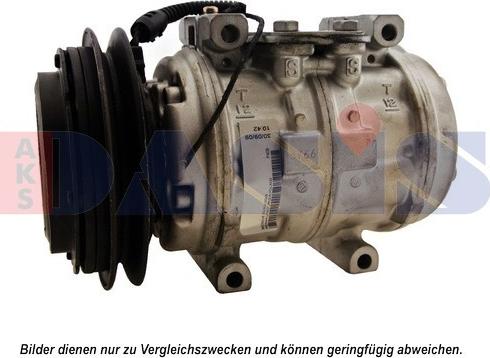 AKS Dasis 850938T - Compresor, climatizare aaoparts.ro