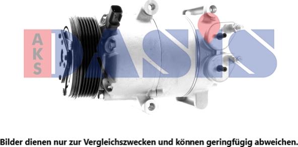 AKS Dasis 851540N - Compresor, climatizare aaoparts.ro