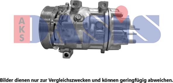 AKS Dasis 851814N - Compresor, climatizare aaoparts.ro