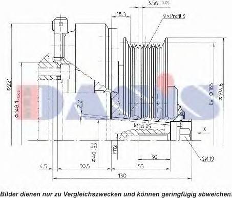 AKS Dasis 851226N - Compresor, climatizare aaoparts.ro