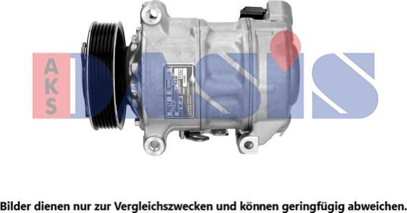 AKS Dasis 853118N - Compresor, climatizare aaoparts.ro