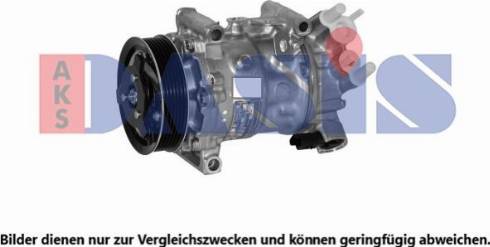 AKS Dasis 852918N - Compresor, climatizare aaoparts.ro