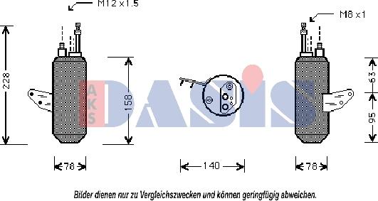 AKS Dasis 800384N - Uscator,aer conditionat aaoparts.ro
