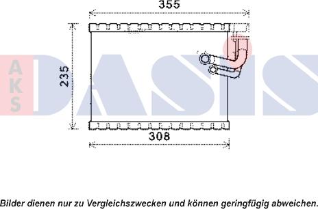 AKS Dasis 820333N - Evaporator,aer conditionat aaoparts.ro
