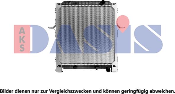 AKS Dasis 390035X - Radiator, racire motor aaoparts.ro