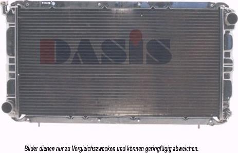 AKS Dasis 350190N - Radiator, racire motor aaoparts.ro