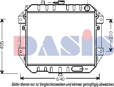 AKS Dasis 360440N - Radiator, racire motor aaoparts.ro