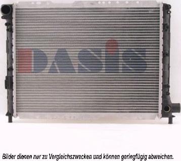 AKS Dasis 300080N - Radiator, racire motor aaoparts.ro
