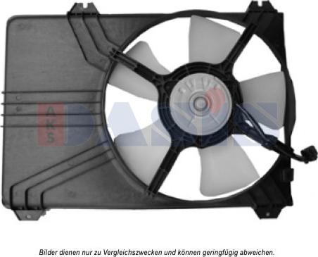 AKS Dasis 328029N - Ventilator, radiator aaoparts.ro