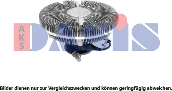 AKS Dasis 268061N - Cupla, ventilator radiator aaoparts.ro