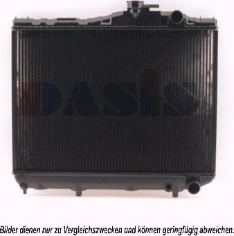 AKS Dasis 210110N - Radiator, racire motor aaoparts.ro