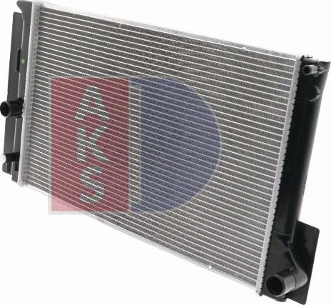 AKS Dasis 210186N - Radiator, racire motor aaoparts.ro