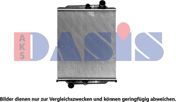 AKS Dasis 280017SXV - Radiator, racire motor aaoparts.ro