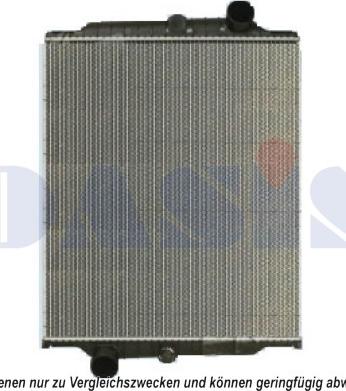 AKS Dasis 280017S - Radiator, racire motor aaoparts.ro