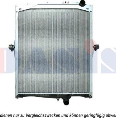 AKS Dasis 280025N - Radiator, racire motor aaoparts.ro