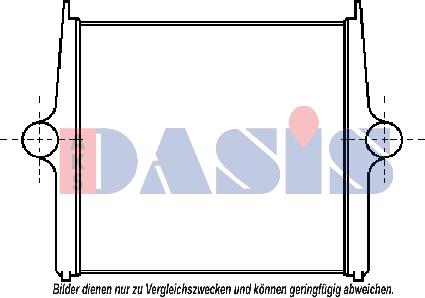 AKS Dasis 287020N - Intercooler, compresor aaoparts.ro