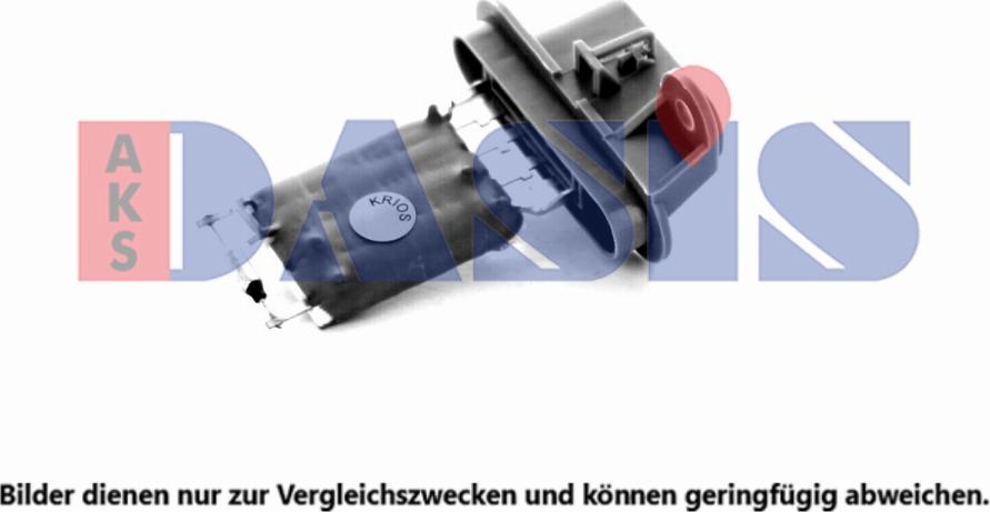 AKS Dasis 740003N - Rezistor, ventilator habitaclu aaoparts.ro
