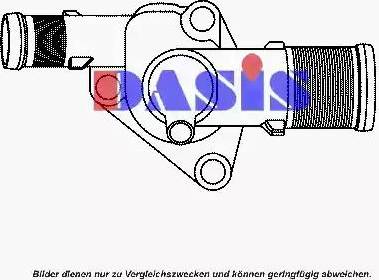 AKS Dasis 751824N - Termostat,lichid racire aaoparts.ro