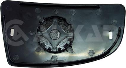 Alkar 6404666 - Sticla oglinda, oglinda retrovizoare exterioara aaoparts.ro