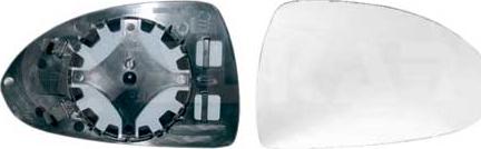 Alkar 6401424 - Sticla oglinda, oglinda retrovizoare exterioara aaoparts.ro