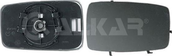 Alkar 6402098 - Sticla oglinda, oglinda retrovizoare exterioara aaoparts.ro