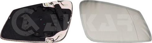 Alkar 6486845 - Sticla oglinda, oglinda retrovizoare exterioara aaoparts.ro