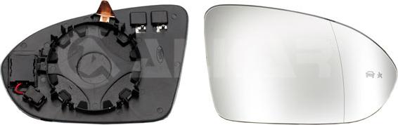 Alkar 6486730 - Sticla oglinda, oglinda retrovizoare exterioara aaoparts.ro
