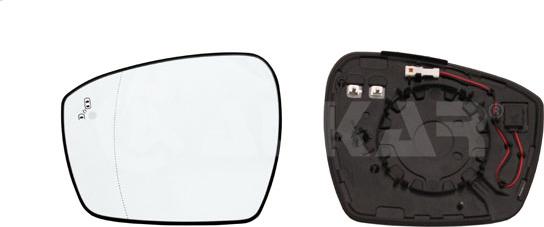 Alkar 6481675 - Sticla oglinda, oglinda retrovizoare exterioara aaoparts.ro