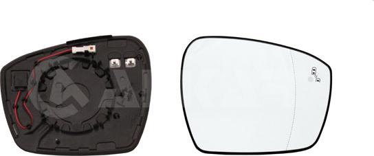 Alkar 6482675 - Sticla oglinda, oglinda retrovizoare exterioara aaoparts.ro