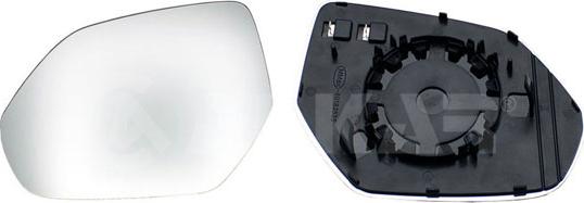 Alkar 6431825 - Sticla oglinda, oglinda retrovizoare exterioara aaoparts.ro