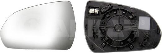 Alkar 6431724 - Sticla oglinda, oglinda retrovizoare exterioara aaoparts.ro