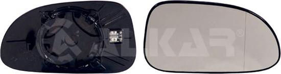 Alkar 6432452 - Sticla oglinda, oglinda retrovizoare exterioara aaoparts.ro