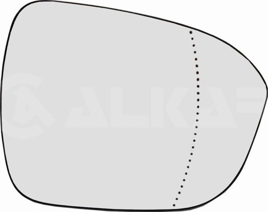 Alkar 6471087 - Sticla oglinda, oglinda retrovizoare exterioara aaoparts.ro