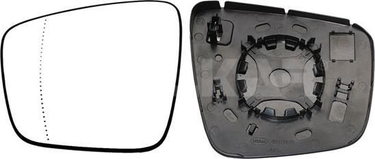 Alkar 6471756 - Sticla oglinda, oglinda retrovizoare exterioara aaoparts.ro