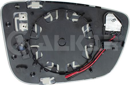 Alkar 6473491 - Sticla oglinda, oglinda retrovizoare exterioara aaoparts.ro