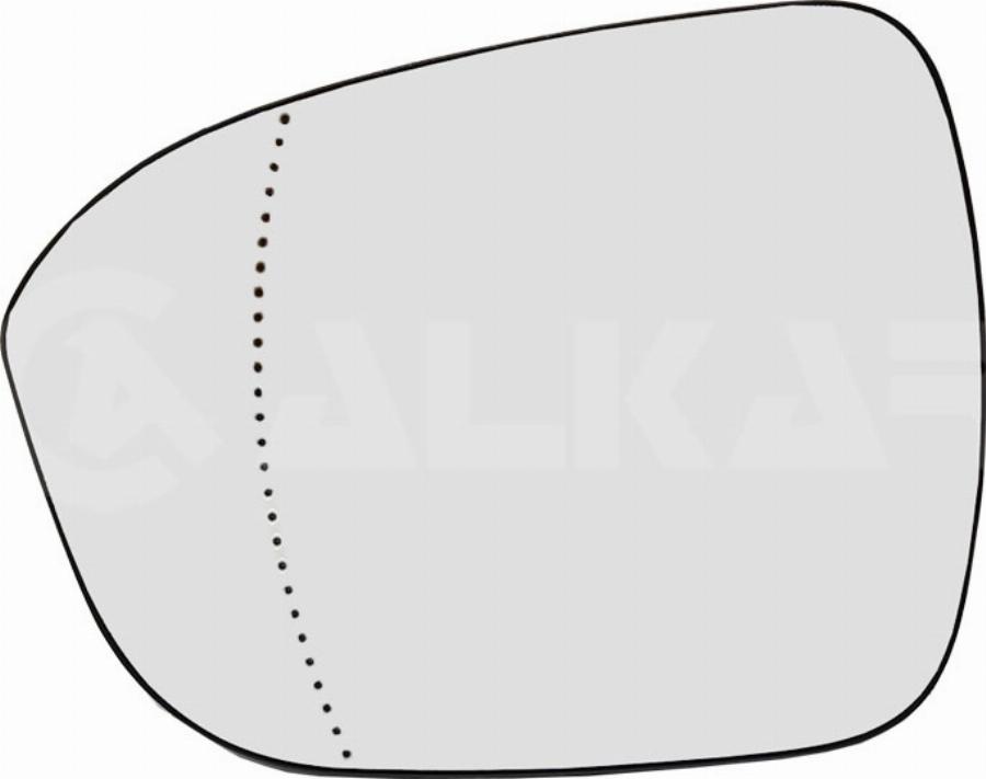Alkar 6472087 - Sticla oglinda, oglinda retrovizoare exterioara aaoparts.ro