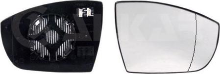 Alkar 6472134 - Sticla oglinda, oglinda retrovizoare exterioara aaoparts.ro