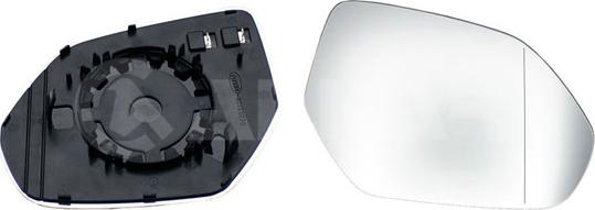 Alkar 6472825 - Sticla oglinda, oglinda retrovizoare exterioara aaoparts.ro