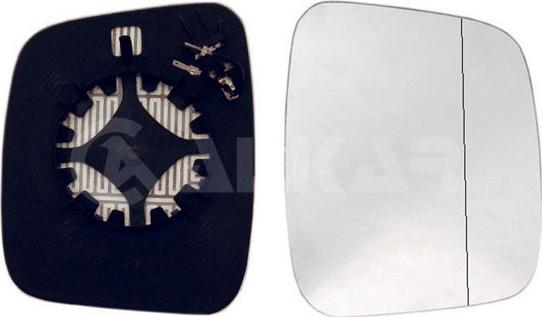 Alkar 6472351 - Sticla oglinda, oglinda retrovizoare exterioara aaoparts.ro