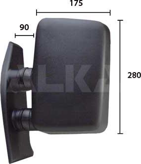 Alkar 6101982 - Oglinda exterioara aaoparts.ro
