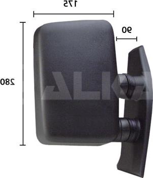 Alkar 6102982 - Oglinda exterioara aaoparts.ro