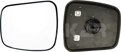 Alkar 7483287 - Sticla oglinda, oglinda unghi indepartat aaoparts.ro