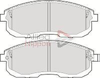 ALLIED NIPPON ADB3751 - Set placute frana,frana disc aaoparts.ro